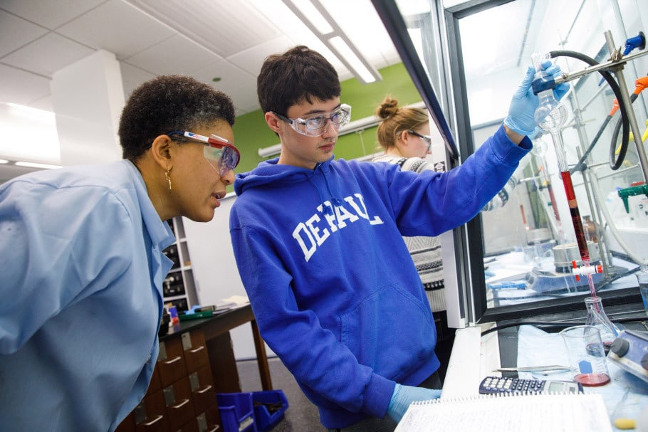 Chemistry Lab Students