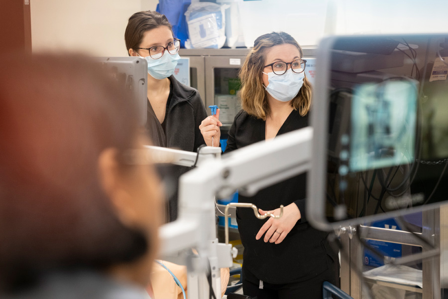 Students in lab