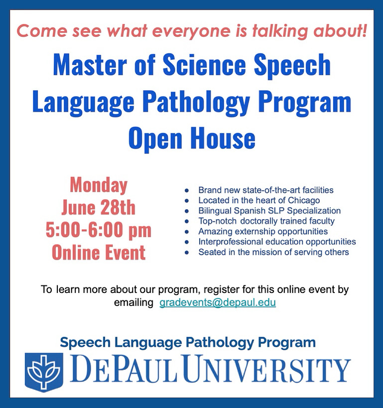 SLP Open House 6/28 SLP Open House 6/28