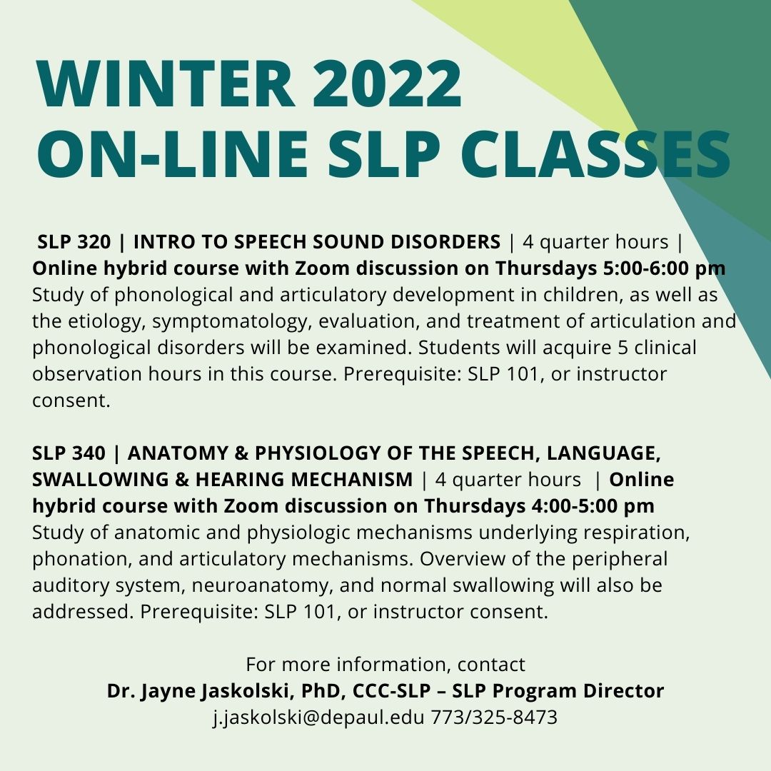 Winter Quarter 2022 UG Classes