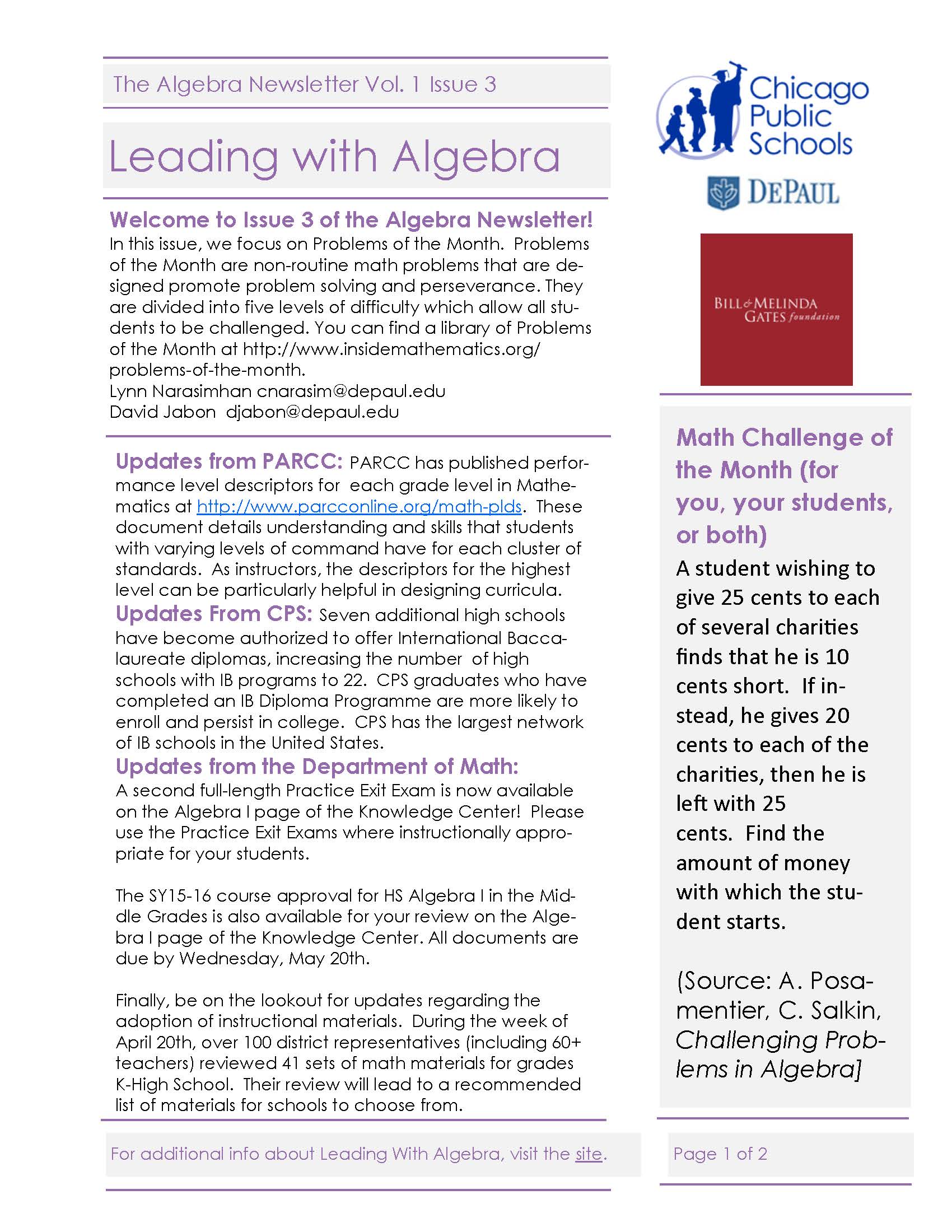 LWA Newsletter 3