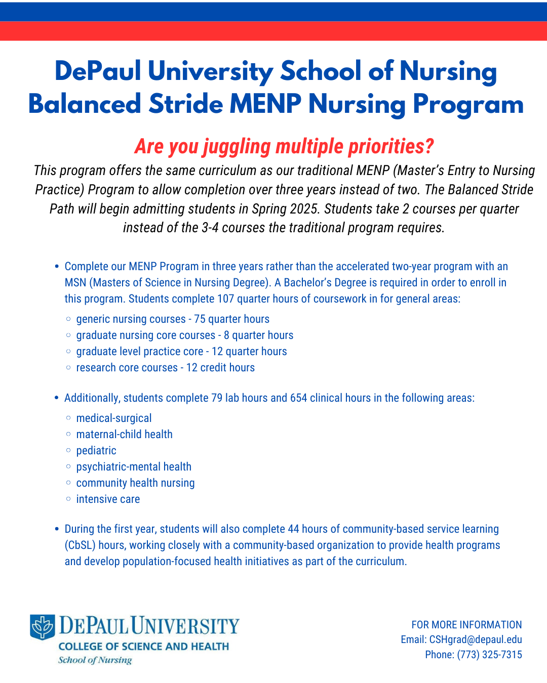 Balanced Stride Program Description Balanced Stride Program Description