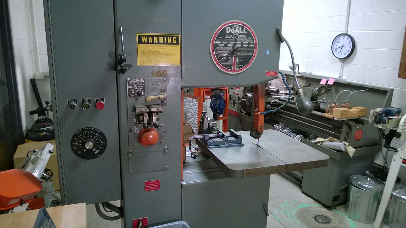DoAll vertical band saw